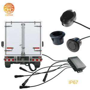 Impermeable 24V Instalación de sensores de estacionamiento trasero Sensor de radar de colisión de camiones - Product Image 1