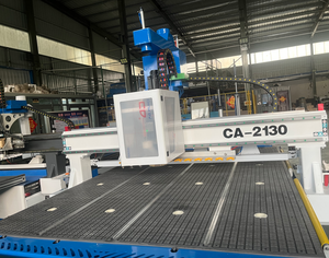 Wood Furniture Kitchen Cabinet Making Machinery CA-1325 2130 ATC Cnc Nesting Machine With <strong>Loading</strong> and <strong>Unloading</strong> <strong>Platform</strong> - Product Image 4