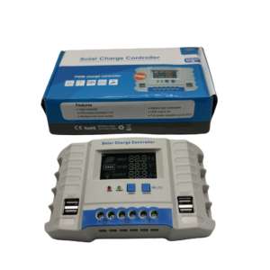 PWM 30/40/50A regolatore solare 12v 24v ricarica e scarica automatico adattamento con display LCD - Product Image 2