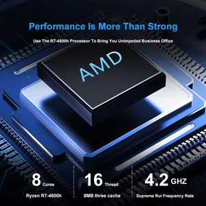 GenMachine All-in-One Mini PC with AMD Ryzen 7 4800H 16GB Video Memory SSD Hard Drive Windows <strong>Operating</strong> <strong>System</strong> - Product Image 5