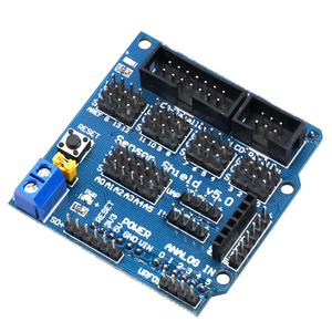 Sensor Shield V5.0 Erweiterungs karte für Arduino Elektronische Bausteine Roboter zubehör Sensor Shield für MEGA R3 V5