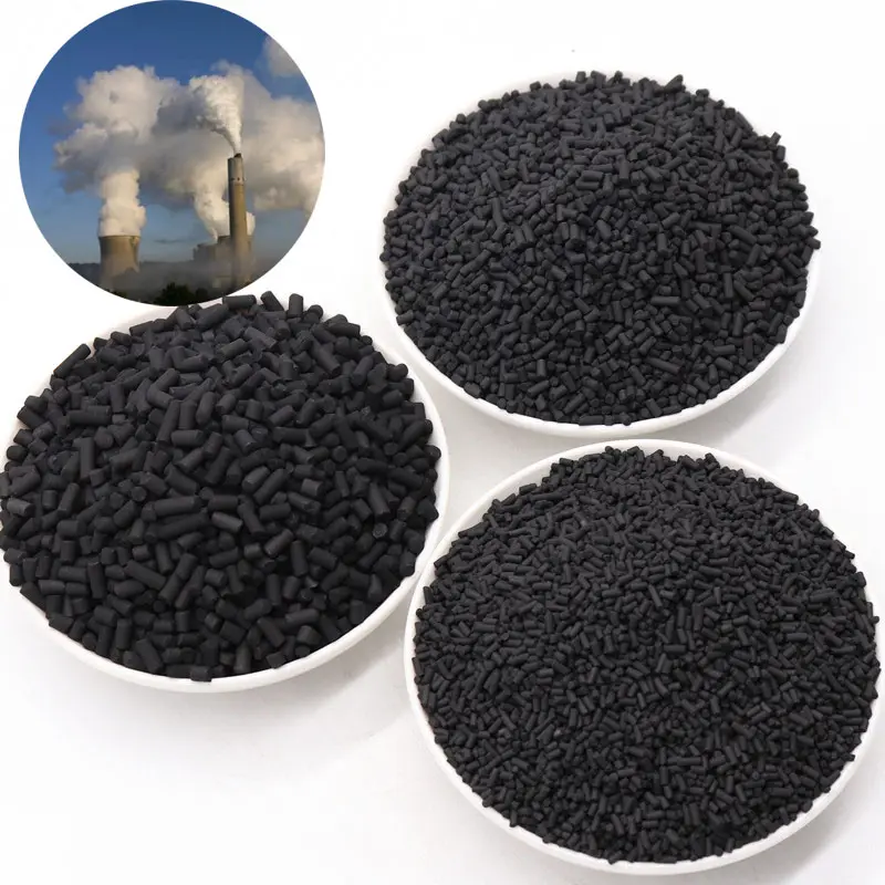 Preto de carbono ativado granular de baixo preço para recuperação do solvente