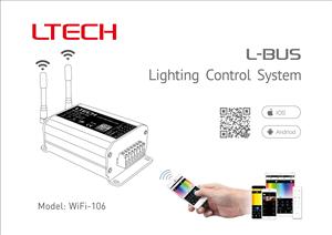LTECH WiFi Беспроводная система управления освещением контроллер для затемнения, цветовой температуры, RGB/RGBW контроллер - Product Image 3