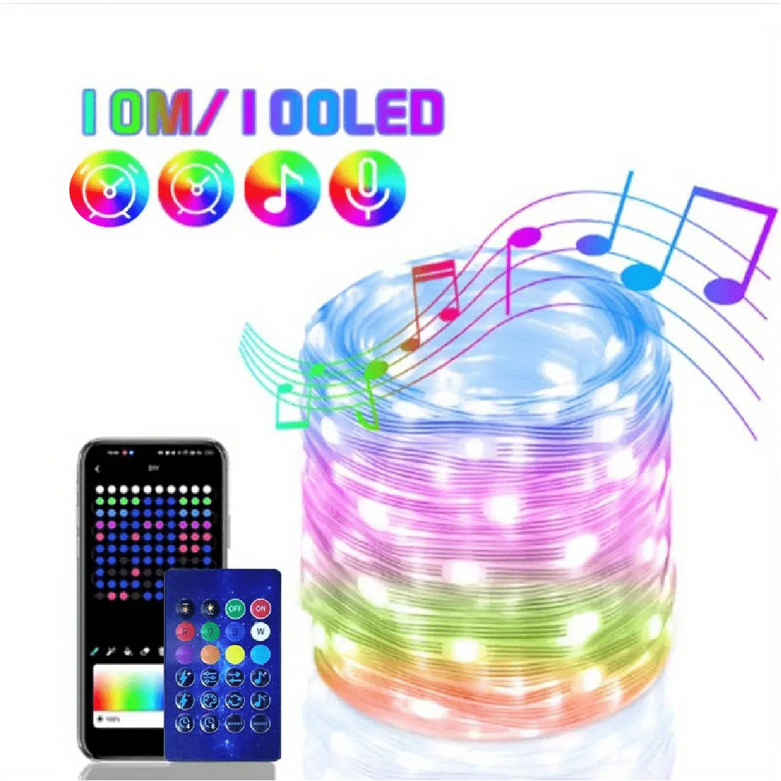 Guirlande lumineuse LED de 10 m