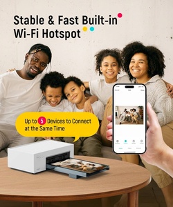 Liene 4x6'' Photo <strong>Printer</strong> Wi-Fi <strong>20</strong>/60 Sheets Full-Color Instant <strong>Printer</strong> for iPhone Android Smartphone Thermal Dye Sublimation - Product Image 4