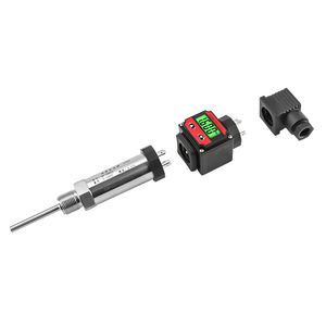 LED LCD統合PT100温度送信機挿入タイプ熱抵抗温度センサー4-20mA/0-10V出力 - Product Image 5