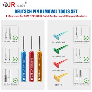 St5236 deutsch pin מחלץ pin 16 #12 #20 # ##20 # # מוצק/מוצק קשר 10-22 awg מסוף כלי להסרת ערכת
