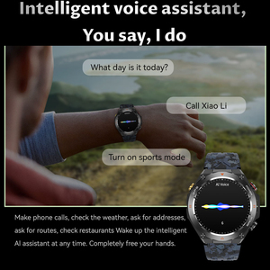 KC82 uomo donna GPS monitoraggio Smartwatch rilevamento della salute sonno monitoraggio della pressione dell'aria bussola per esercizi all'aperto e-mail - Product Image 6
