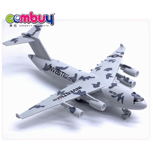 Simülasyon diecast metal modeli geri çekin ses aydınlatma oyuncak alaşım uçak - Product Image 4