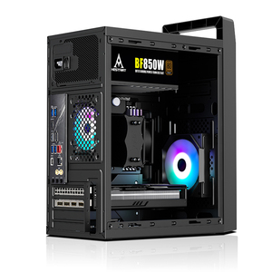 Più nuovo Cabinet per PC, custodia per Computer, per uso aziendale, Full Mesh, per ufficio, M-ATX ITX Computer Desktop, involucro con ventola di raffreddamento - Product Image 3