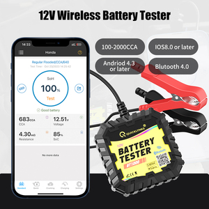 Portable Battery Tester Automobile Diagnostic Tool With Bluetooth Mobile APP <strong>Test</strong> Provide Full Range of Accurate Report - Product Image 3