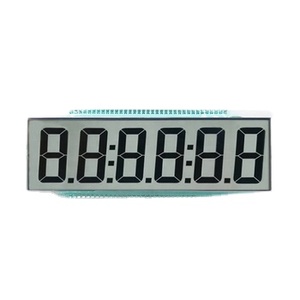 ET-24452 LCD-Modul mit 6 Ziffern und 7 Segmenten kundenspezifisches Design 70 Pins serielle Schnittstelle monokolor-Fuel-Dossier-Lcd-Display - Product Image 1