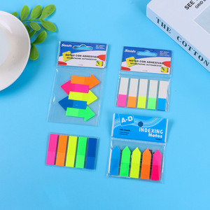 Cute Translucent Color Highlight <strong>Index</strong> Stickers Thin Strip Arrow Mark Sticky <strong>Note</strong> for Stationery <strong>Notebooks</strong> Paper Material - Product Image 1