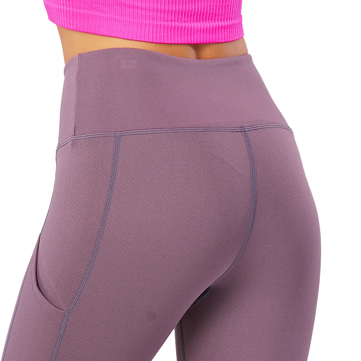 Fabricantes de mallas sexis para mujer, ropa de entrenamiento de Fitness respetuosa con el medio ambiente, pantalones de Yoga de cintura alta populares, mallas de entrenamiento