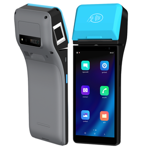 Dispositivo POS Android 11 de mano con pantalla táctil azul de 6 pulgadas con impresora térmica Z500 - Product Image 1