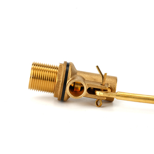 1/2&quot;-1&quot; Brass Float Valve for Tank Toilet Valve Water Level Control Sand <strong>Blasting</strong> Nature Brass Color Shut-<strong>off</strong> Valve - Product Image 4