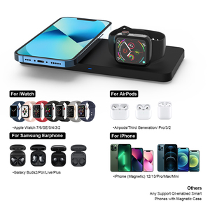 ポータブルタイプCポート2 in 1コードレス充電ドック磁気ワイヤレス充電器Apple Watch用 - Product Image 2