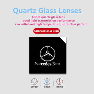 LED Logo Welcome <strong>Light</strong> for Mercedes-Benz E/C/S/GLC/GLE/GLA Class 12V Bright Quartz Logo Glass OEM Upgrade Non-Fading Projection - Product Image 4