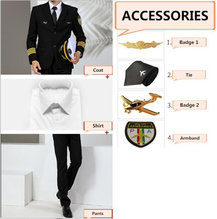Black 2 buttons suit +Shirt+4 accessories