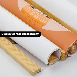 Chất lượng cao tùy chỉnh vải sơn Trường Giáo Dục động lực nói chuyện hoạt hình tường trang trí áp phích thiết kế in tường nghệ thuật - Product Image 4