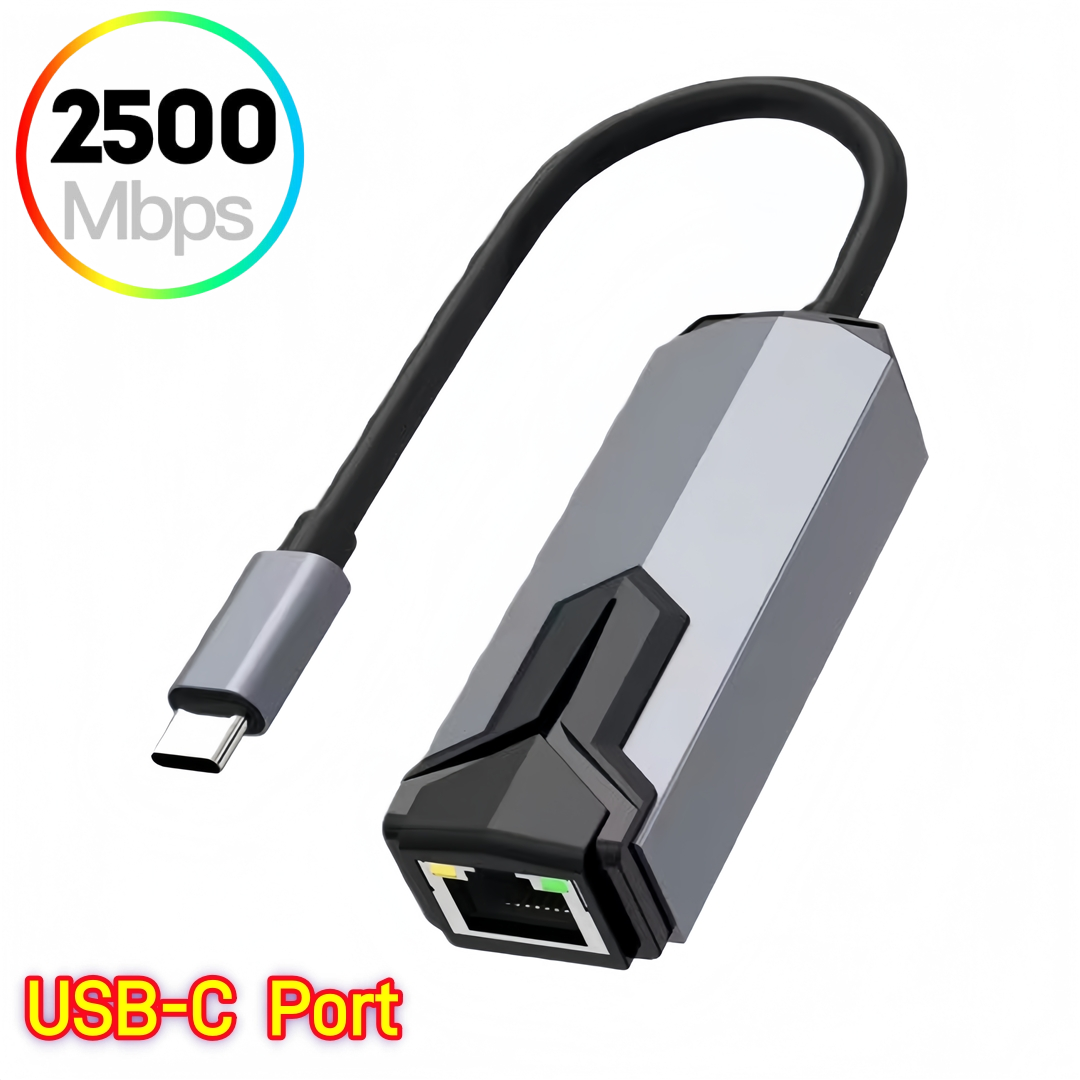 2.5Gbps USB C Port Dark Gray