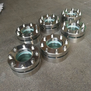 ג'יאנסון באיכות גבוהה SS304/SS316 אוגן צוואר ריתוך נירוסטה מראה סניטרית חור תצפית מזויף ISO JIS תקן