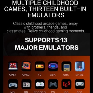 Gamemt คอนโซลย้อนยุคสำหรับเล่นวิดีโอเกมแบบพกพา E5 | หน้าจอ5นิ้ว IPS ผู้เล่นเกมแบบใช้มือถือจอยสติ๊กขนาด5000mAh ในห้องโถงแบตเตอรี่ - Product Image 4