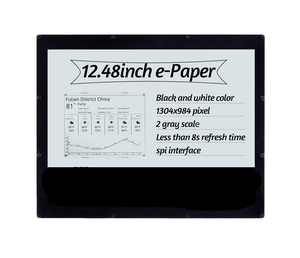 12,48-Zoll-E-Ink-Display Modul-E-Paper 1304*984 Pixel Rot/Schwarz/Weiß dreifarbige SPI-Schnitts telle für Raspberry Pi eink-Display - Product Image 1