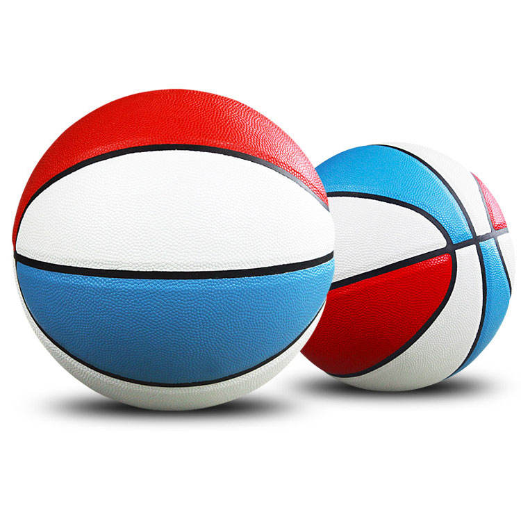 สีขาวสีฟ้าและสีแดง