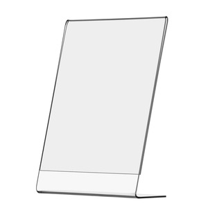 Klar Kunststoff winklige L-Form 2 × 6 4 × 6 5 × 7 Acryl Bildschild Halter Stand Streifen schräge Fotorahmen - Product Image 2