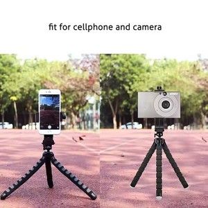 Großhandel vertikal horizontal dreht verstellbare mobile Smartphone-Halterung mit 1/4 "Schnitts telle Handy-Clip