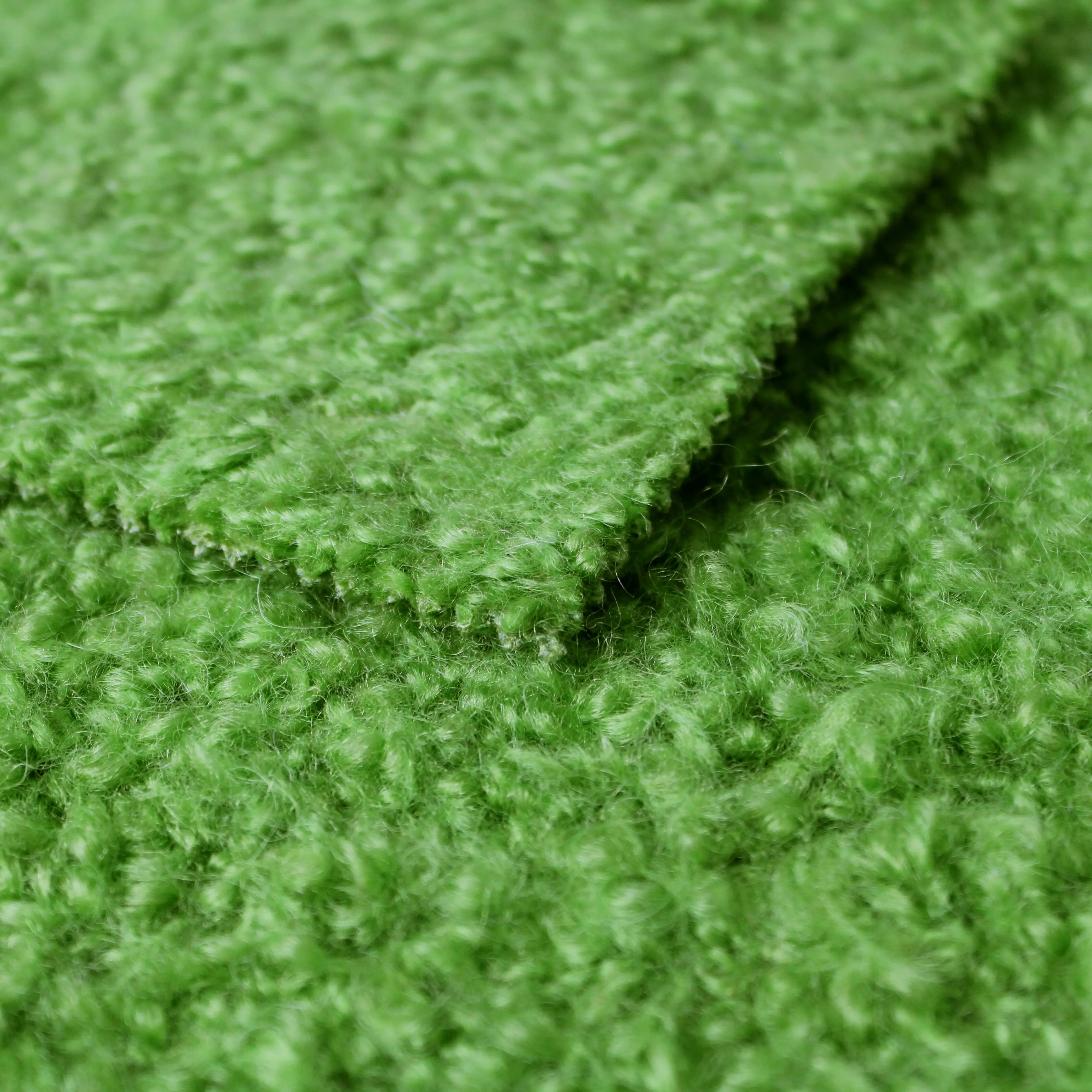 2024 İtalyan benzer moda toptan ceket yeşil buklet kaşmir tiftik yün kumaş takım elbise ceket pantolon için
