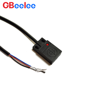 Sensor inductivo de proximidad rectangular sin contacto, distancia de 5mm, NPN, PNP, normalmente abierto/normalmente cerrado, Sensor industrial cuadrado - Product Image 6