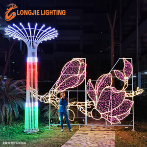 H:6M W:3M RGB <strong>Programmable</strong> 3D Interactive Christmas Lighting for IP65 Outdoor Structure Tree <strong>LED</strong> <strong>String</strong> Decorations Holiday - Product Image 1