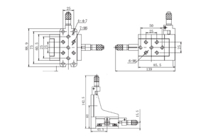 Hướng dẫn sử dụng X-Y có thể điều chỉnh động quang gắn kết với đầu micromet LDTSP-D3-J-13V thiết bị quang học chính xác Tip-Tilt núi - Product Image 2