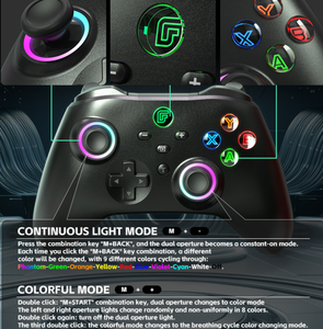 Controlador inalámbrico con cable para Nintendo Switch/Lite/PC/Android Gamepad con botón Turbo Vibration Hall Trigger Controller - Product Image 5