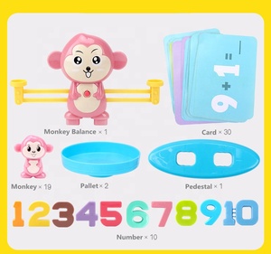 Numbers Weight <strong>Counting</strong> Color Cognition Math <strong>Counting</strong> Game Animal Monkey Balance Toy for Kids Education Gift Toy - Product Image 3