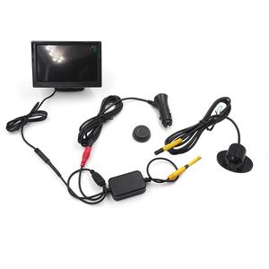 5インチTFTモニター付きインテリジェントワイヤレスボタンコントロールカーサイドビューカメラシステム - Product Image 5