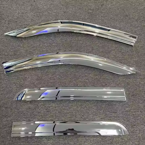 Aksesoris Eksterior Mobil Laris Manis Pelindung Jendela Krom Penahan Cuaca Deflektor Mobil Pelindung Matahari untuk 4 Runner - Product Image 1
