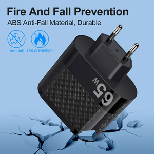 65W USB 5 Port tip-c hızlı şarj şarj ab abd İngiltere hızlı şarj telefon güç adaptörü şarj Apple iPhone Mi Samsung Huawei - Product Image 5
