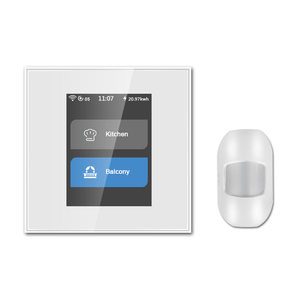 PIR Human <strong>Motion</strong> <strong>Sensor</strong> <strong>LCD</strong> Smart Switch <strong>with</strong> Human radar Two Gang 3 Way <strong>WiFi</strong> Switch Support <strong>with</strong> Tuya Homekit Google Alexa - Product Image 1