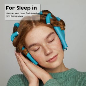 Dụng cụ uốn tóc con lăn Flexi que linh hoạt uốn que thiết lập không có nhiệt heatless uốn cong bọt tóc lọn tóc - Product Image 5