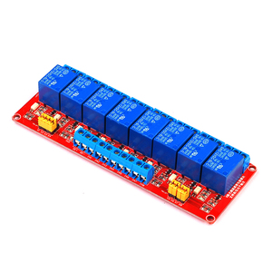 5V 12V 24V Red Version 8 Channel <strong>Relay</strong> Module with Optocoupler Isolation High and Low Level Trigger <strong>Relay</strong> Module - Product Image 4