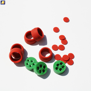 Hot Sale Customized Red Rubber Silicone <strong>Components</strong> with Irregular and Non-standard Size and Shape for Enviroument Sealing - Product Image 4
