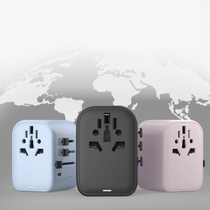 Adattatore da viaggio universale 65w per noi Uk Aus Eu International Plug Ac 100-250v adattatore di alimentazione in tutto il mondo caricabatterie