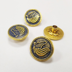 OEM ODM Custom Logo Design Zinc Alloy Brass Metal 4 Part <strong>Button</strong> Press Stud <strong>Button</strong> Prong Snap Fastener <strong>Button</strong> <strong>for</strong> Garment Clothes - Product Image 5