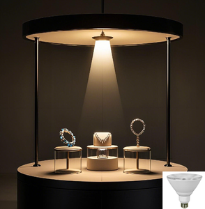 Hiệu suất cao 16W PAR38 dẫn bóng đèn 2700k/3000K/4000K/5000K AC điện với E26-40 °/25 ° cơ sở hiệu suất cao dẫn ánh sáng - Product Image 3