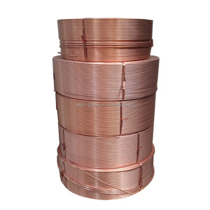 Copper Tube Condenser Coil Pipe Custom Flattened Tube Copper Heatpipe Copper Pipe in <strong>1</strong>/4 and 3/<strong>8</strong> <strong>Header</strong> air Conditioning - Product Image 5