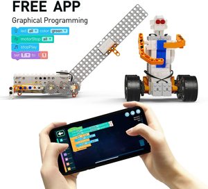 STEM <strong>Programming</strong> Building Kit <strong>Coding</strong> Blocks Super Bot 26 in 1 Set, APP Control Programmable Toys for Kids 6 Years+