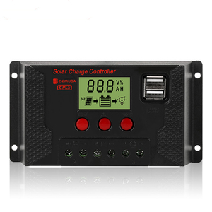 Regolatore di carica solare CPLS PWM regolatore di carica del regolatore della batteria del pannello solare 12V/24V con doppio Display LCD USB - Product Image 2